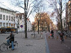 Late afternoon in Spui Square