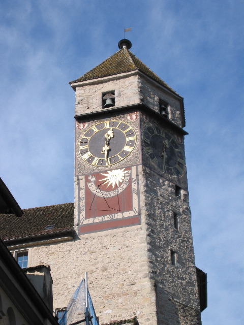 Castle Tower with Sun Dial