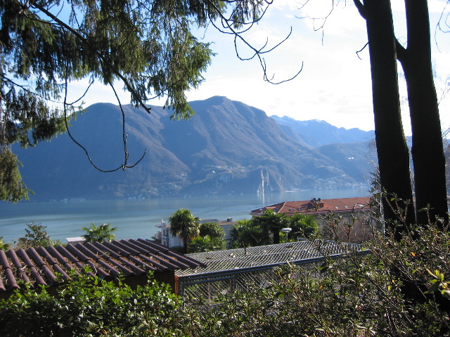 Look out over Lake Lugano