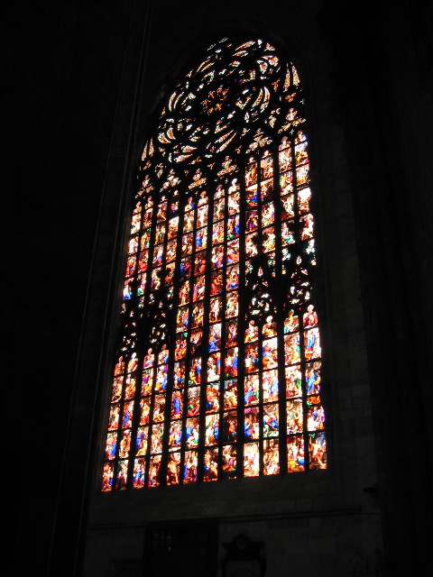 Duomo stain glass window