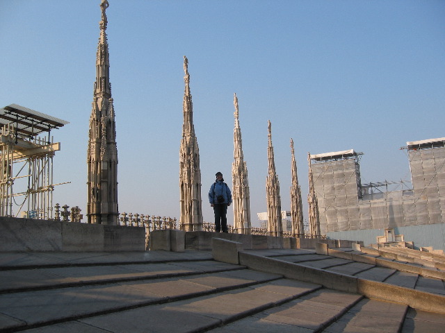 Liz on Duomo Roof II