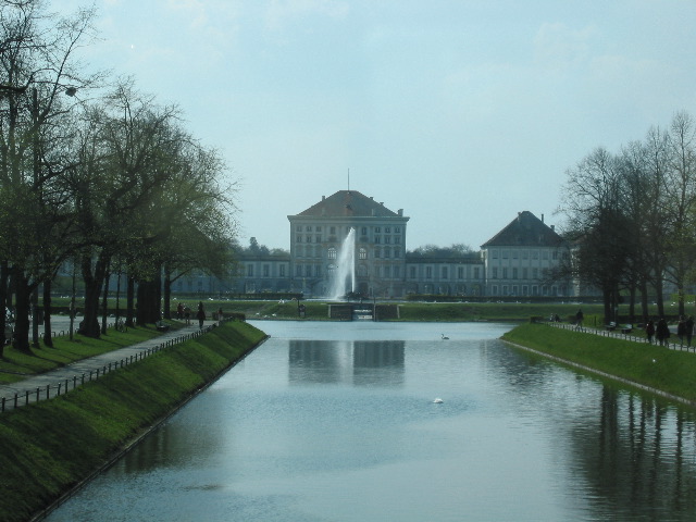 Approaching Nymphenburg Palace
