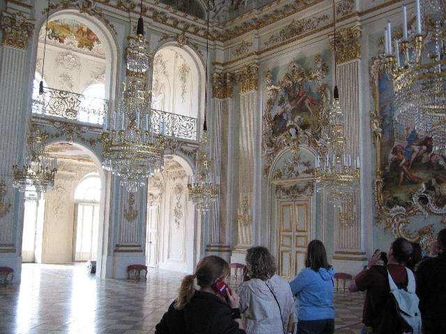 Rococo great hall of the palace