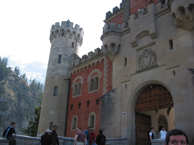 Front gate of Neuschwanstein