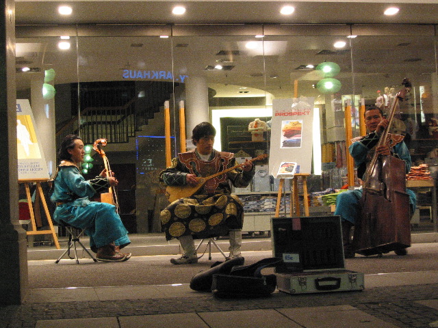 Tuvan throat singers performing in Munich