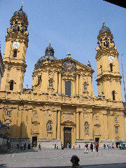 The Theatinerkirche (very baroque)
