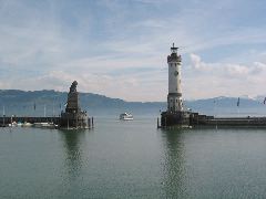 View of the Bodensee from Lindau Harbor