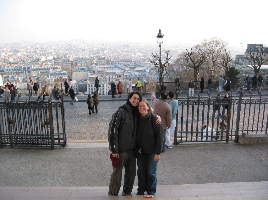 Us with the view from Sacré-Coeur