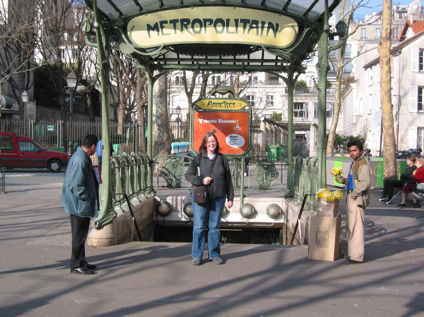 Art Nouveau metro entrance