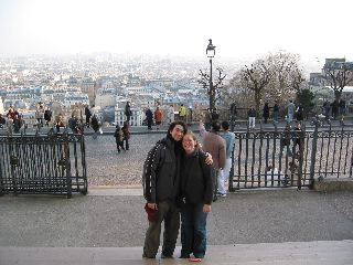 Us with the view from Sacré-Coeur