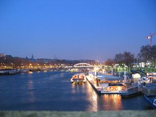 Seine at night from Pont d'léna