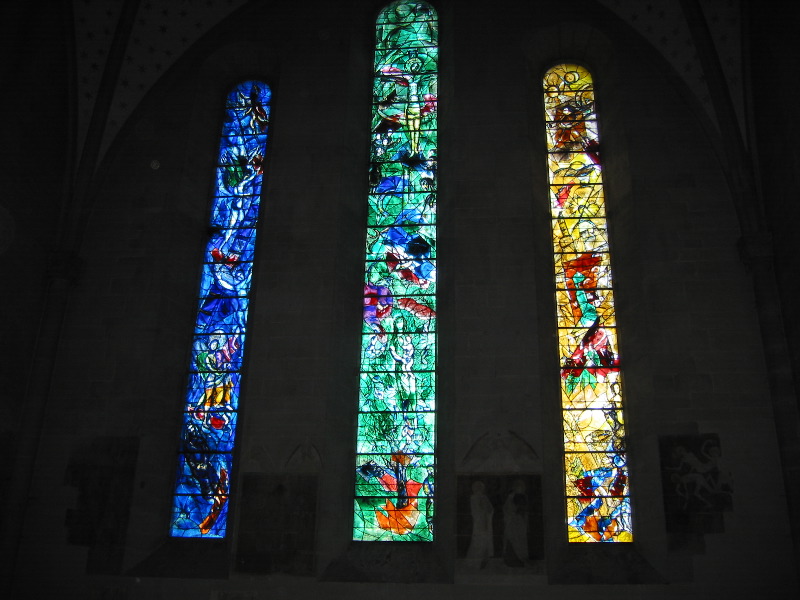 Chagall Windows in Fraumünster
