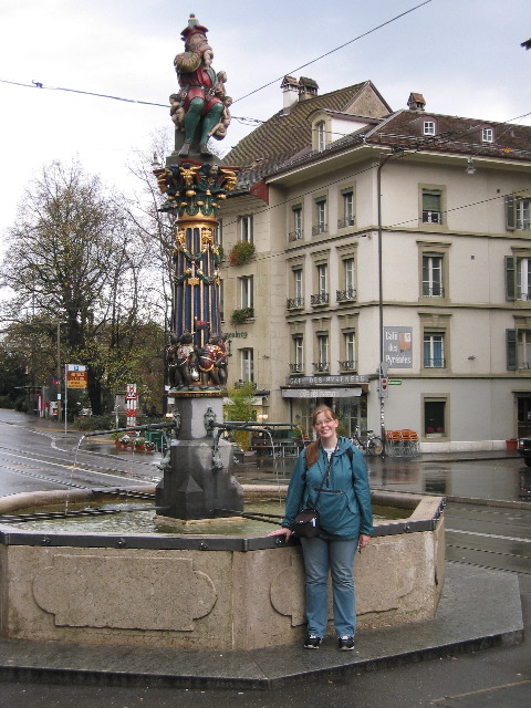 Liz at Kindlifresserbrunnen (Ogre Fountain)